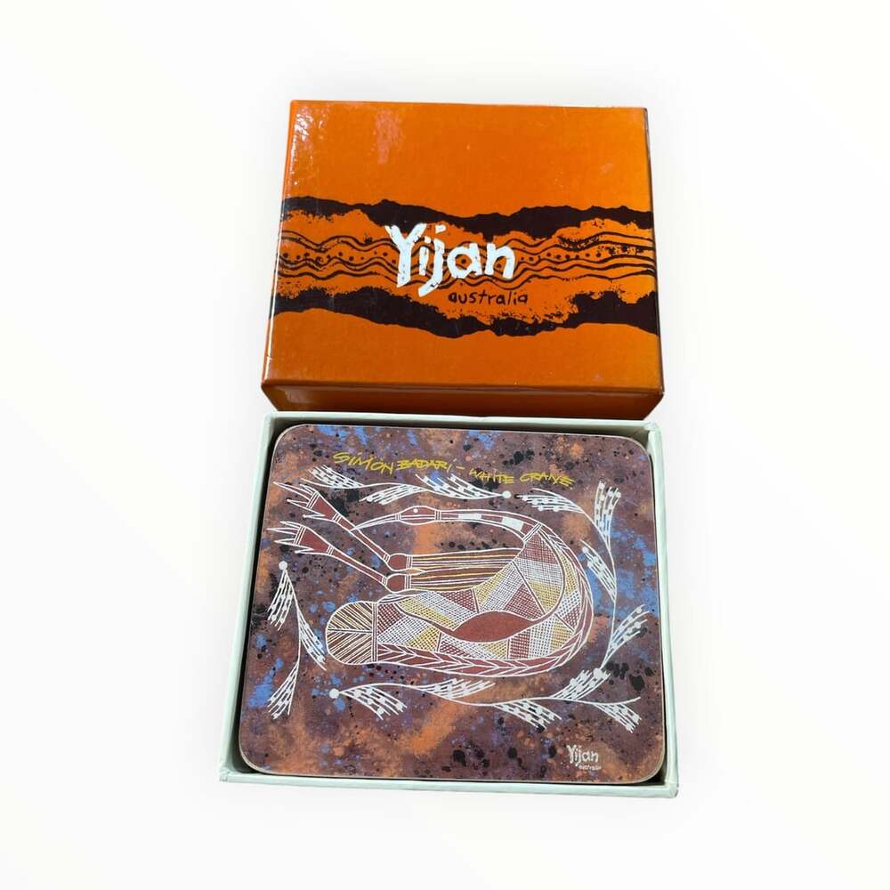 Yijan Australia Injalak Knowledge of the Dreaming Set of 6 Coasters